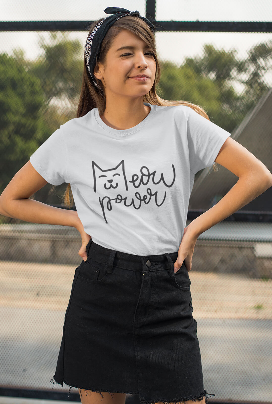 Meow Power Women's Cotton T-Shirt