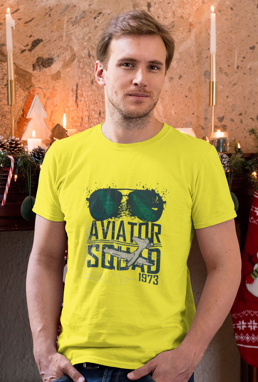 Aviator Men's Cotton T-Shirt