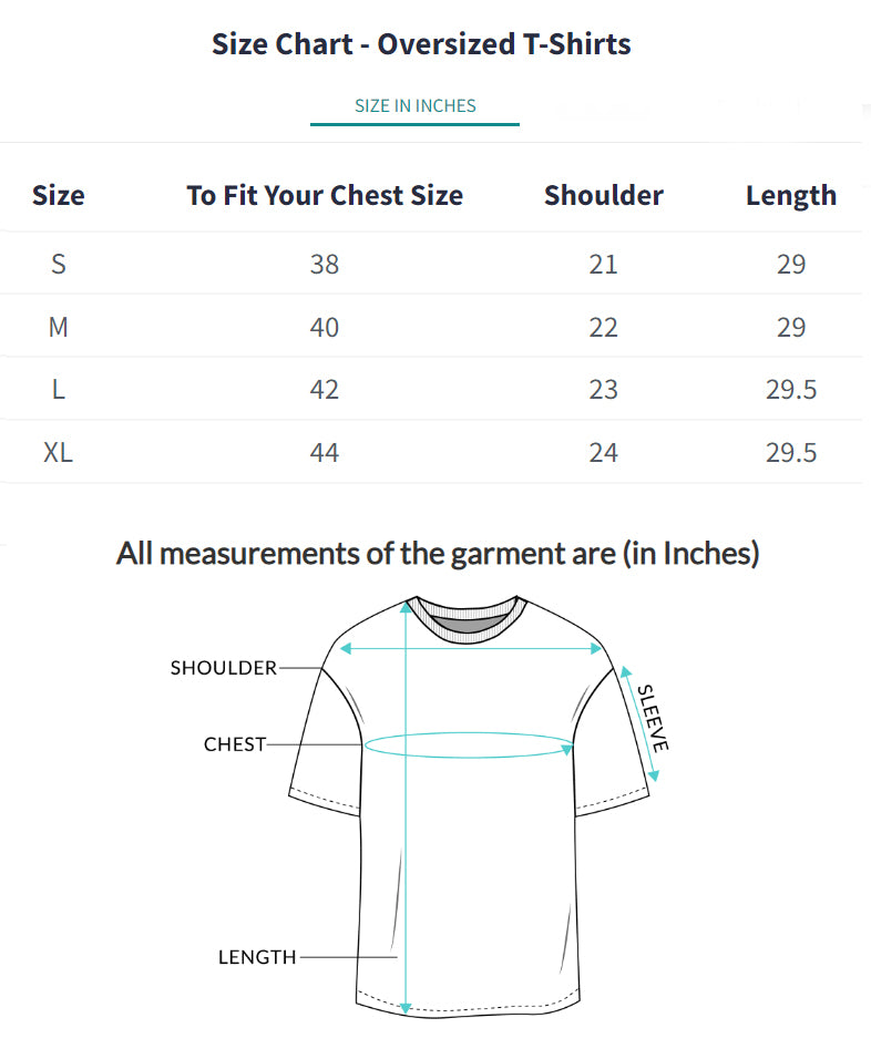 No Drama Men's Oversized T-Shirt