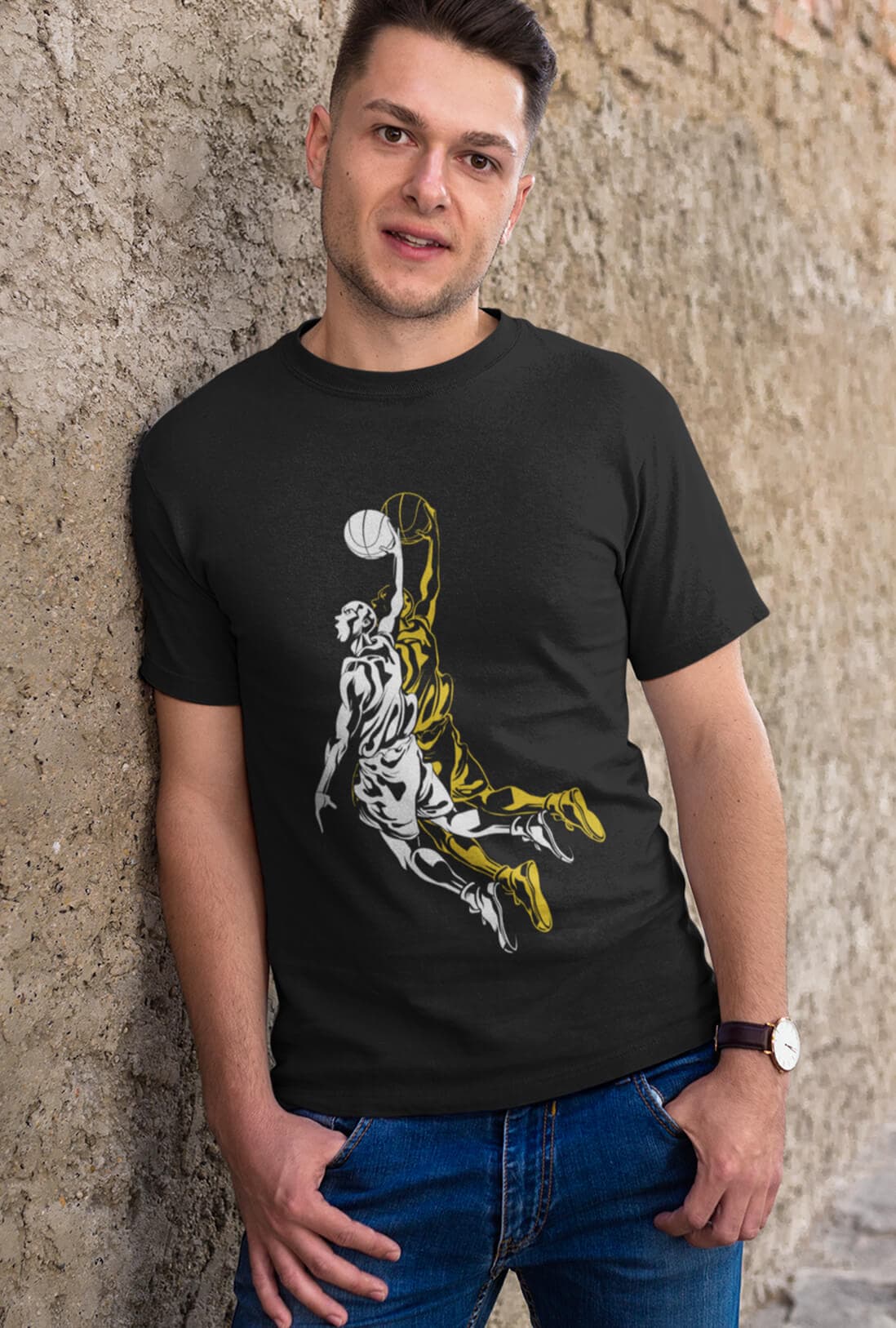 Basket Ball Men's Printed T-Shirt - photo 3 of 3