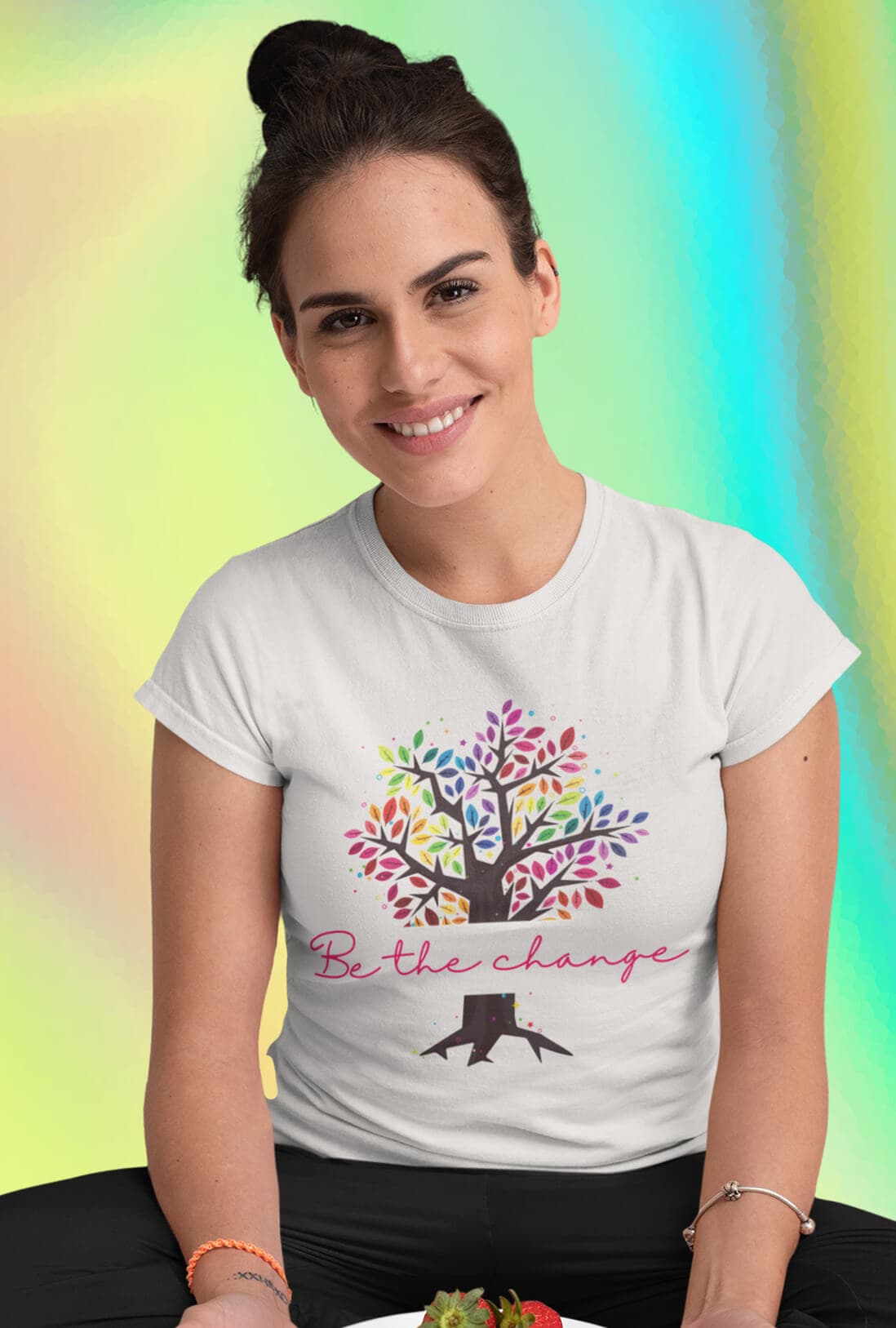 Be The Change Women's Cotton T-Shirt - photo 3 of 6