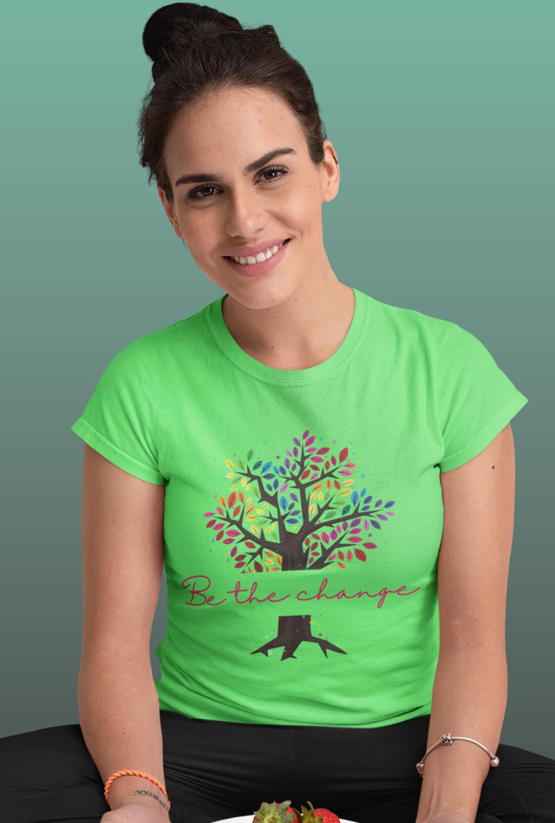 Be The Change Women's Cotton T-Shirt - photo 4 of 6