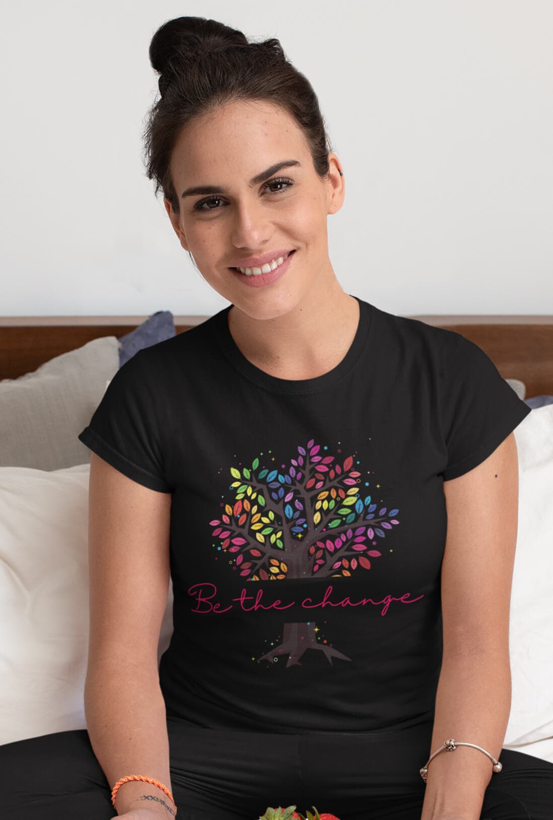Be The Change Women's Cotton T-Shirt - photo 5 of 6