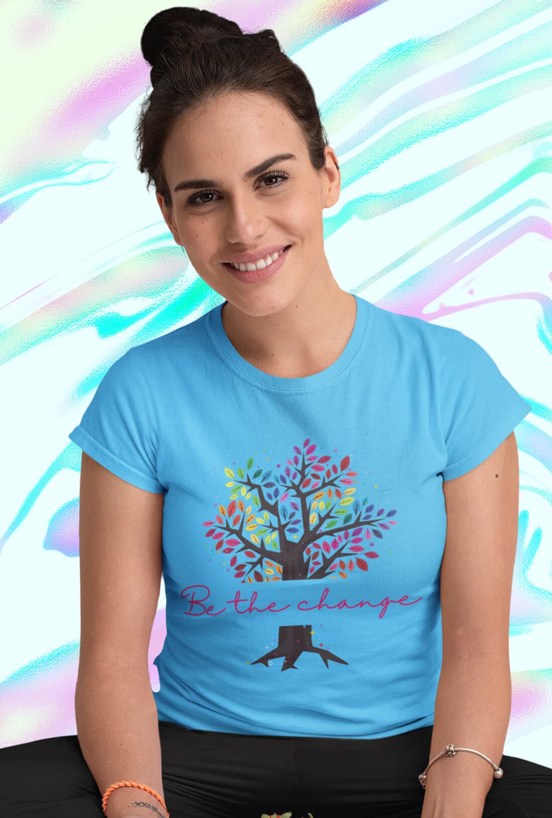Be The Change Women's Cotton T-Shirt - photo 6 of 6