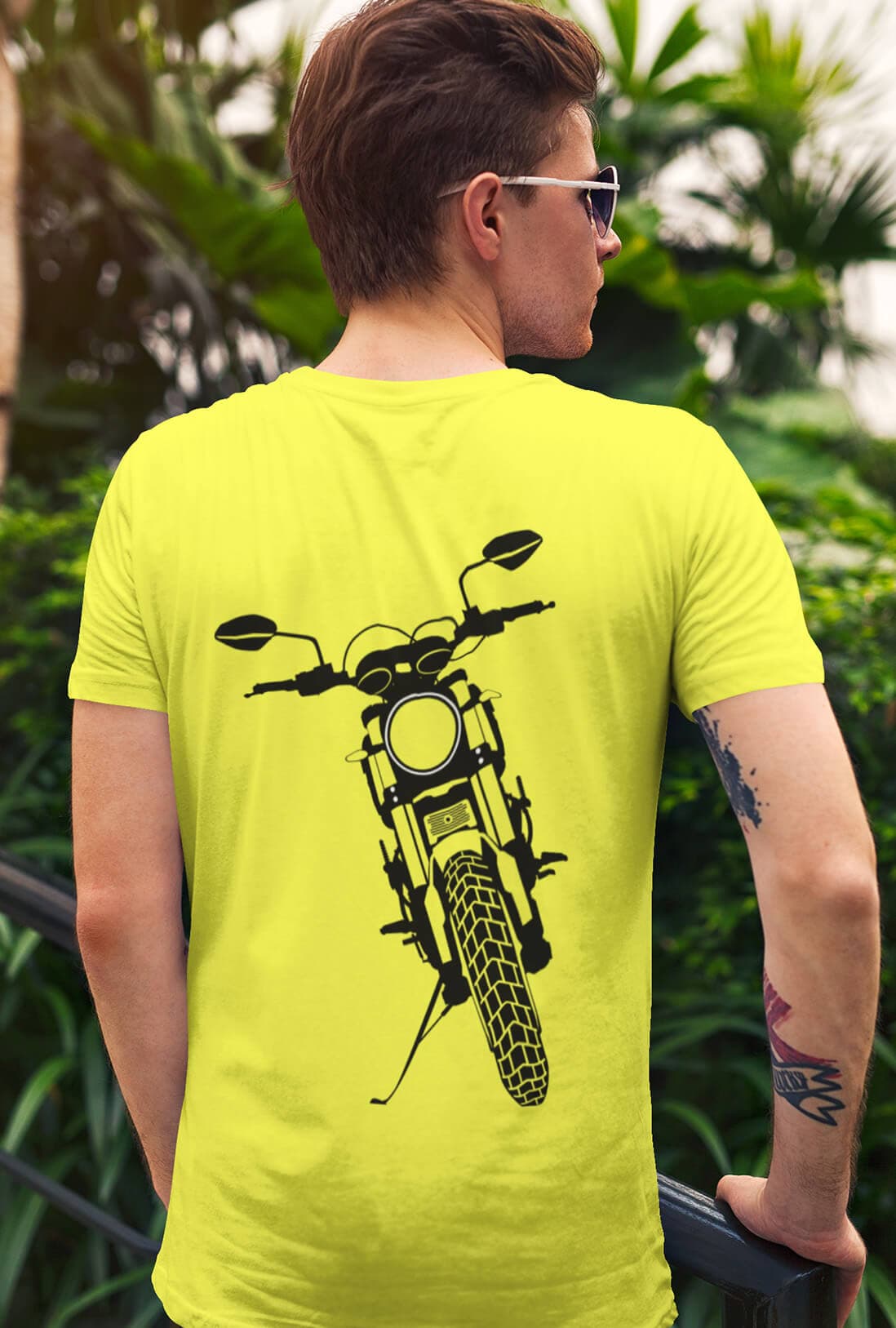 Bike Men's Front Back Printed T-Shirt - photo 3 of 4