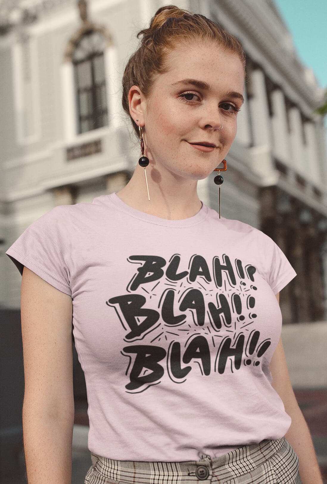 Blah Blah Blah Women's Cotton T-Shirt - photo 2 of 6