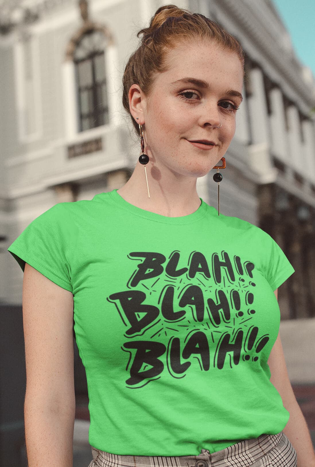 Blah Blah Blah Women's Cotton T-Shirt - photo 3 of 6