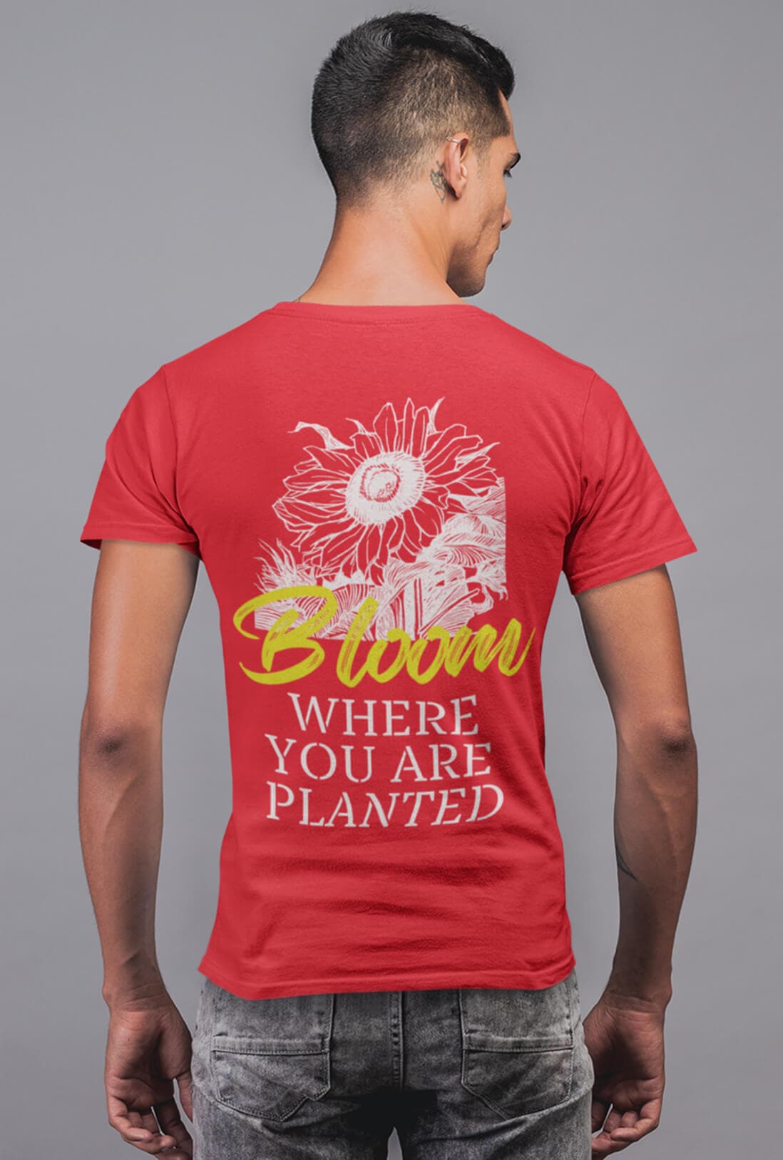 Bloom Men's Back Printed T-Shirt - photo 3 of 3