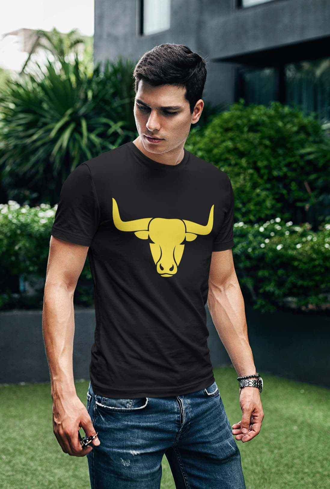 Bull Face Men's Cotton T-Shirt - photo 3 of 6