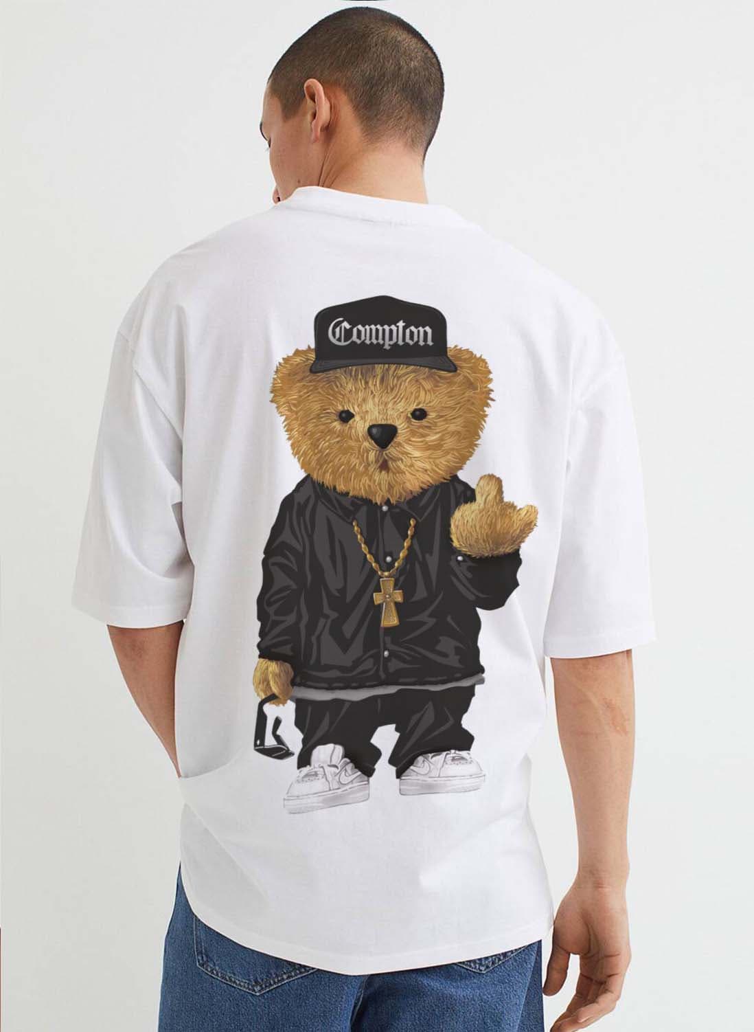 Compton Cute Bear Unisex Oversized T-Shirt