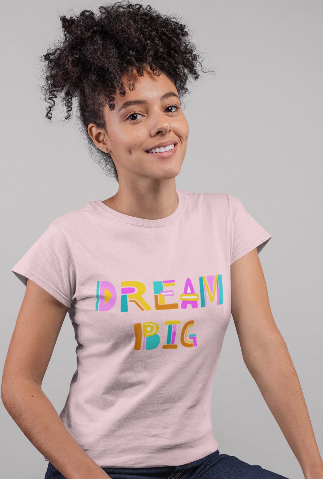 Dream Big Women's Cotton T-Shirt - photo 4 of 6