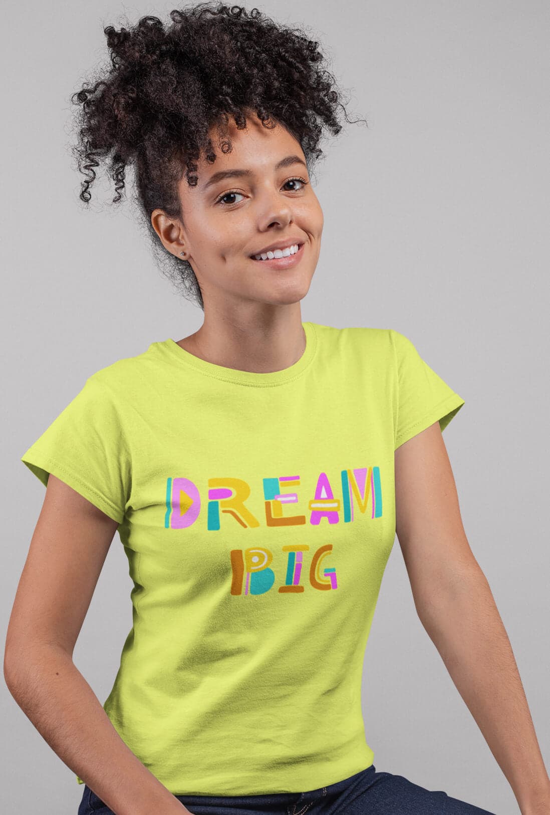 Dream Big Women's Cotton T-Shirt - photo 5 of 6