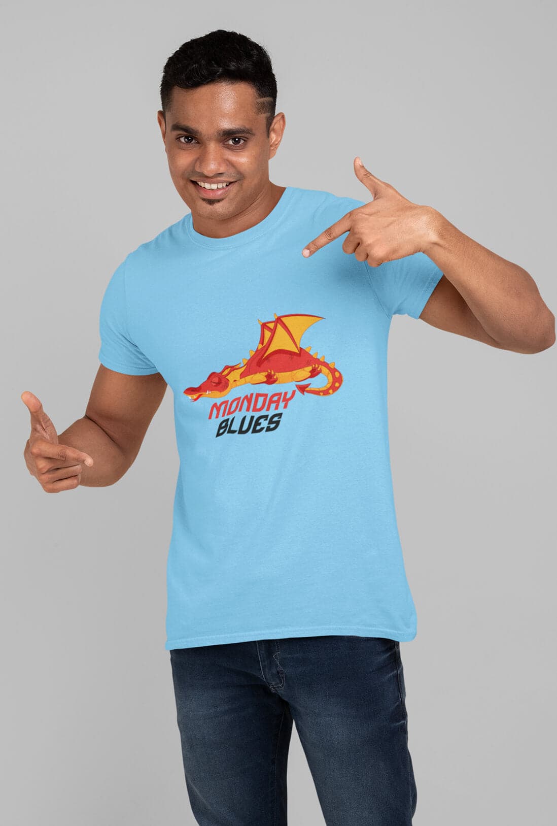 Flying Dragon Men's Cotton T-Shirt - photo 3 of 3
