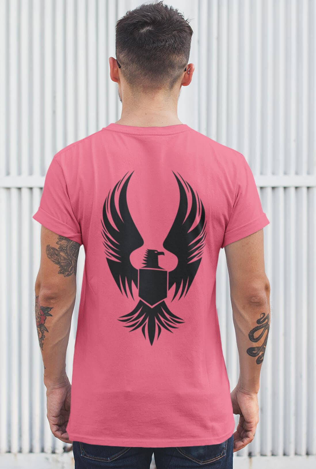 Flying Eagle Men's Back Print T-Shirt - photo 3 of 10