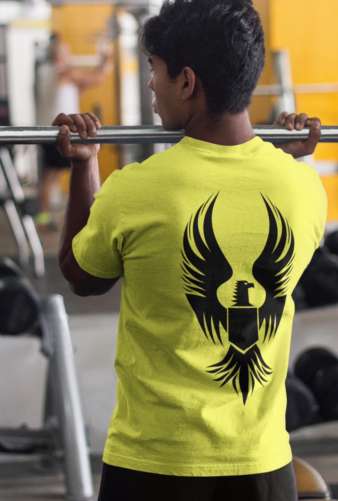 Flying Eagle Men's Back Print T-Shirt - photo 10 of 10