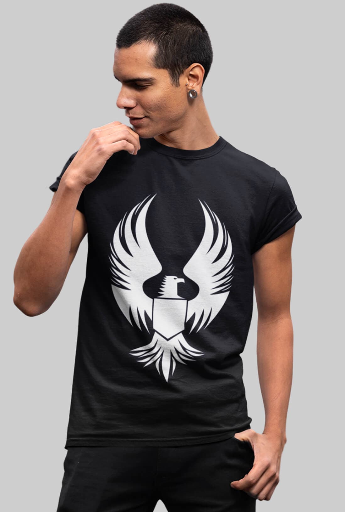 Flying Eagle Men's Cotton T-Shirt - photo 6 of 8