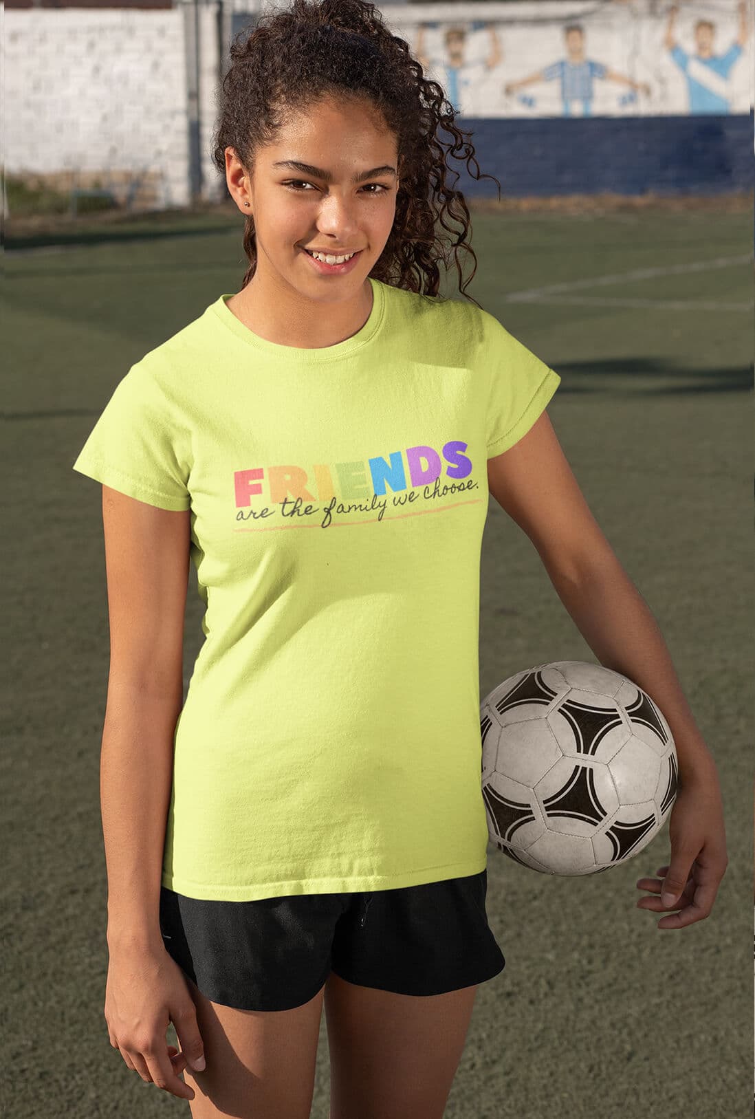 Friends Are The Family Women's Cotton T-Shirt - photo 2 of 6