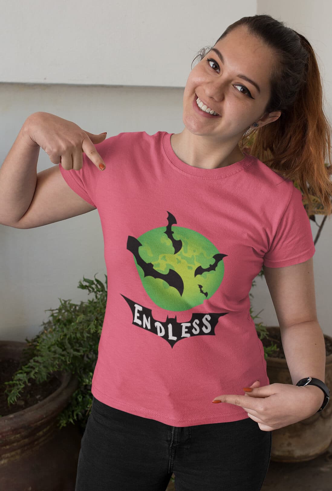 Halloween Bats Women's Cotton T-Shirt - photo 2 of 2