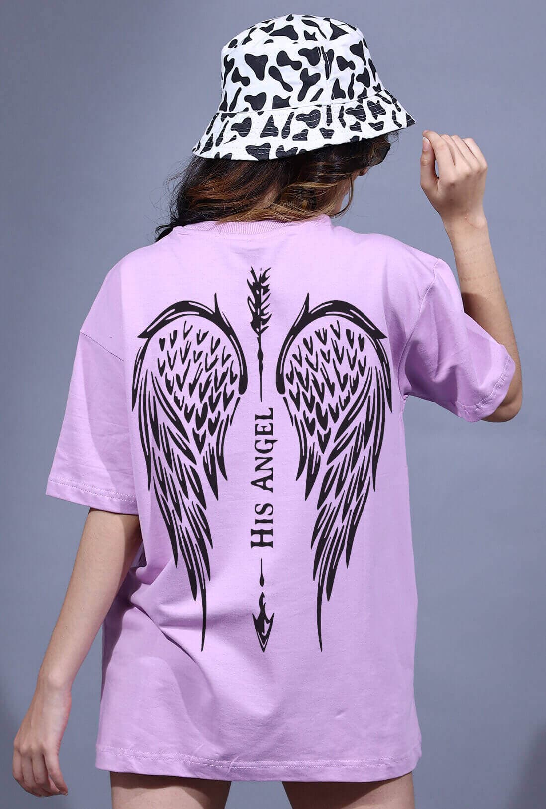 His Angel Women's Oversized T-Shirt - photo 3 of 4