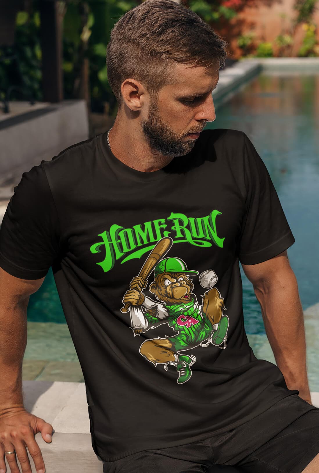 Home Run Baseball Men's Cotton T-Shirt - photo 2 of 3
