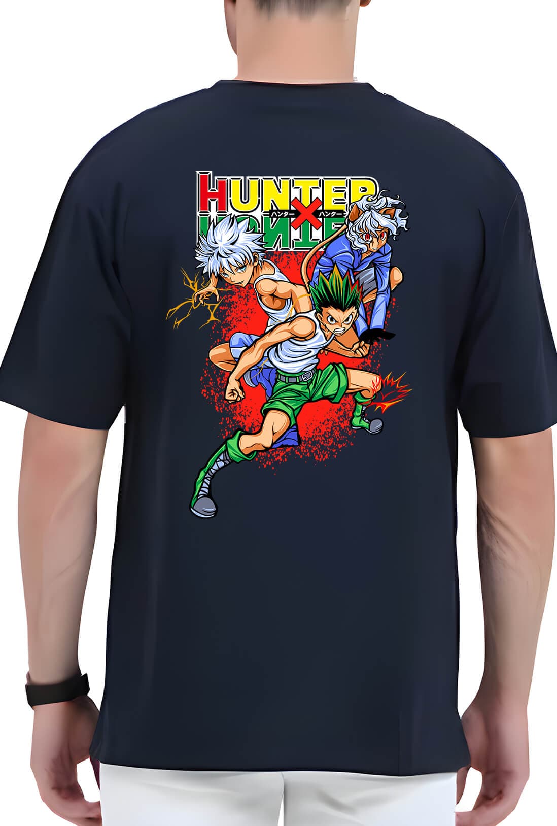 Hunter X Hunter Men's Oversized Cotton T-Shirt - photo 3 of 4