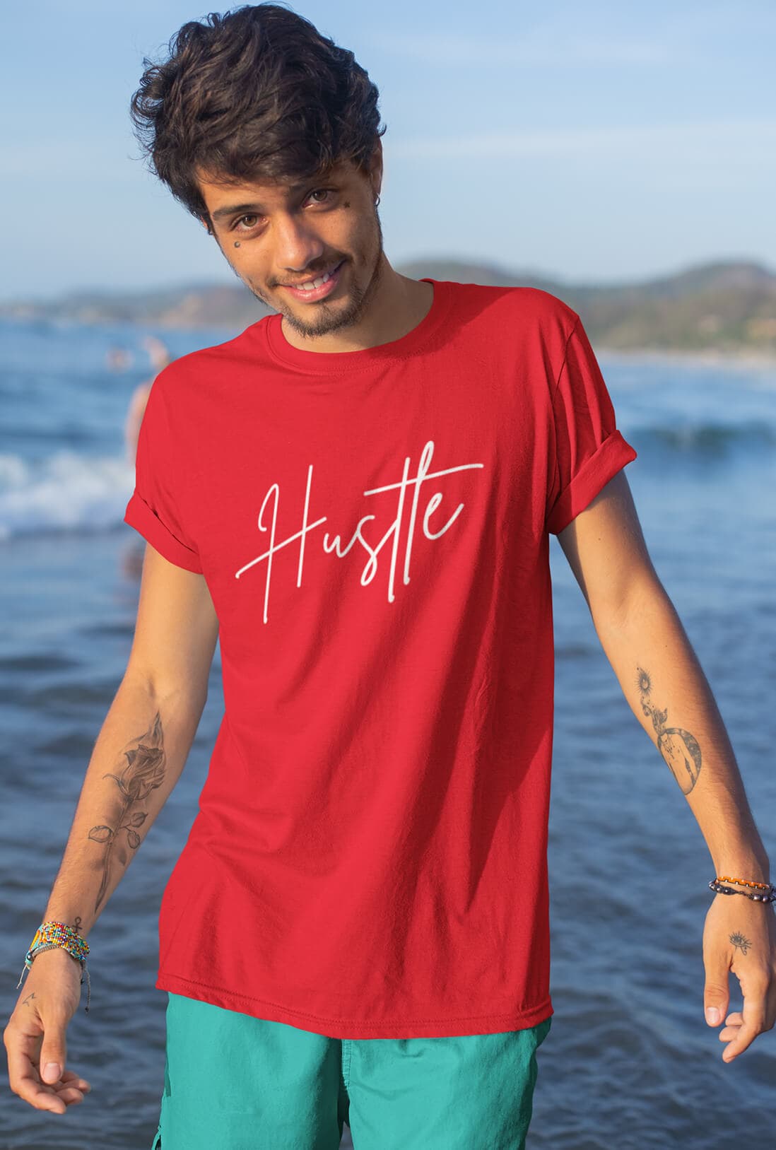 Hustle Men's Cotton T-Shirt - photo 3 of 4