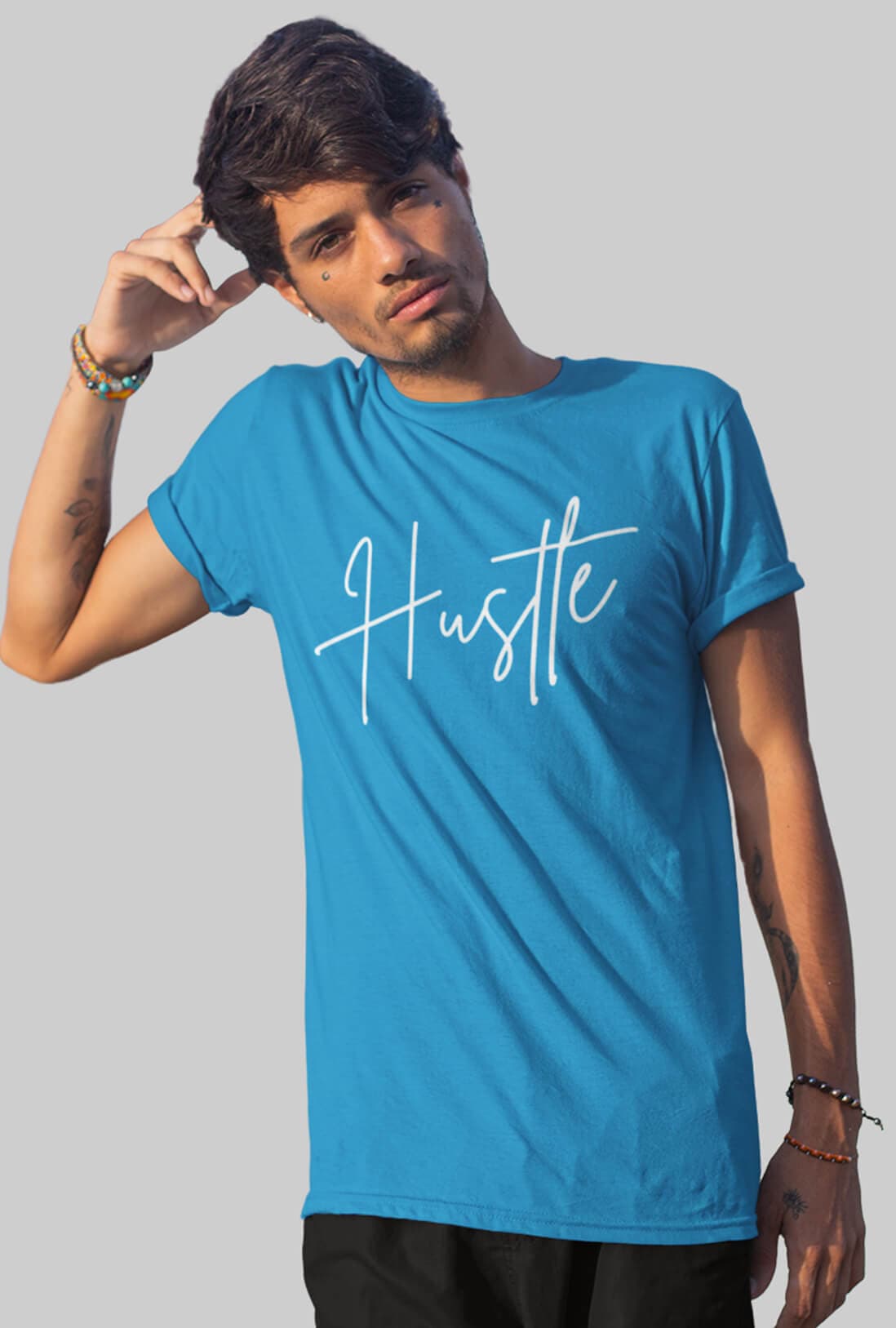 Hustle Men's Cotton T-Shirt - photo 4 of 4