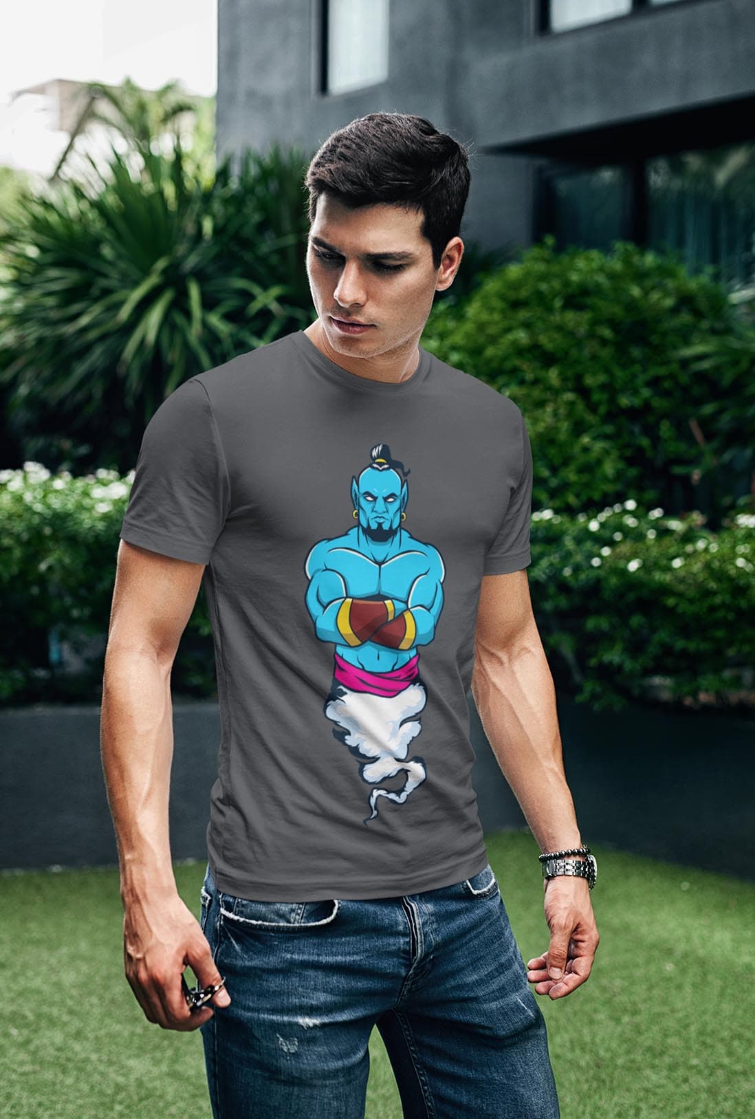 Jinni Men's Cotton T-Shirt - photo 7 of 8