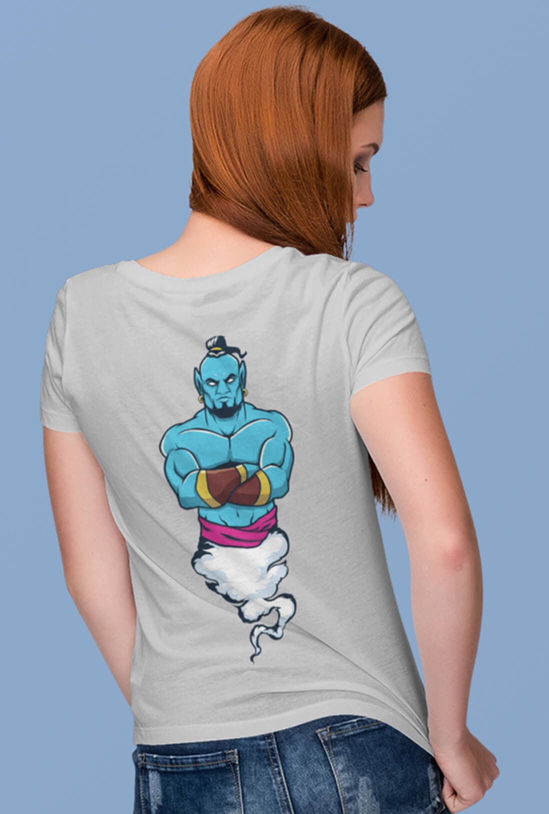 Jinni Women's Back Printed Cotton T-Shirt - photo 4 of 6