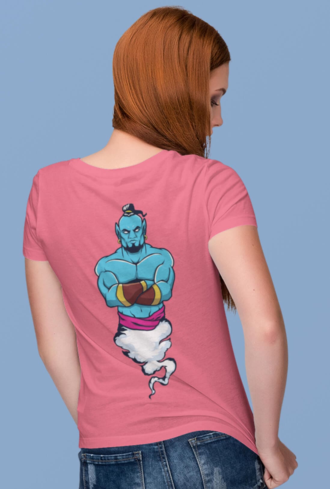 Jinni Women's Back Printed Cotton T-Shirt - photo 5 of 6