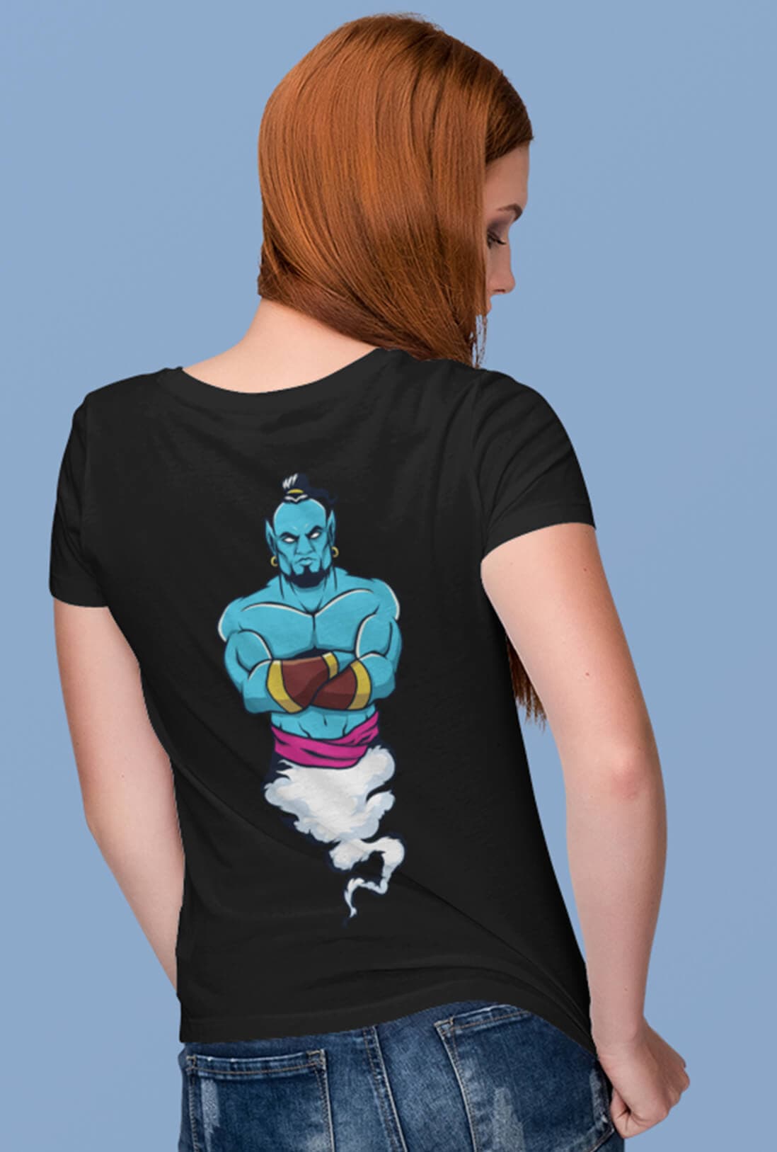 Jinni Women's Back Printed Cotton T-Shirt - photo 6 of 6