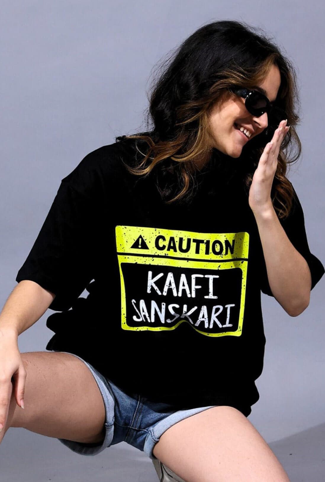 Kaafi Sanskari Women's Oversized T-Shirt - photo 4 of 5