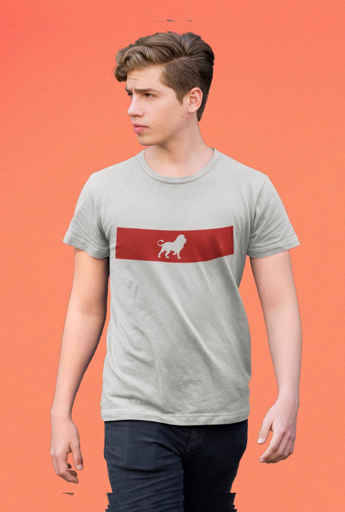 Lion Men's Cotton T-Shirt - photo 6 of 9