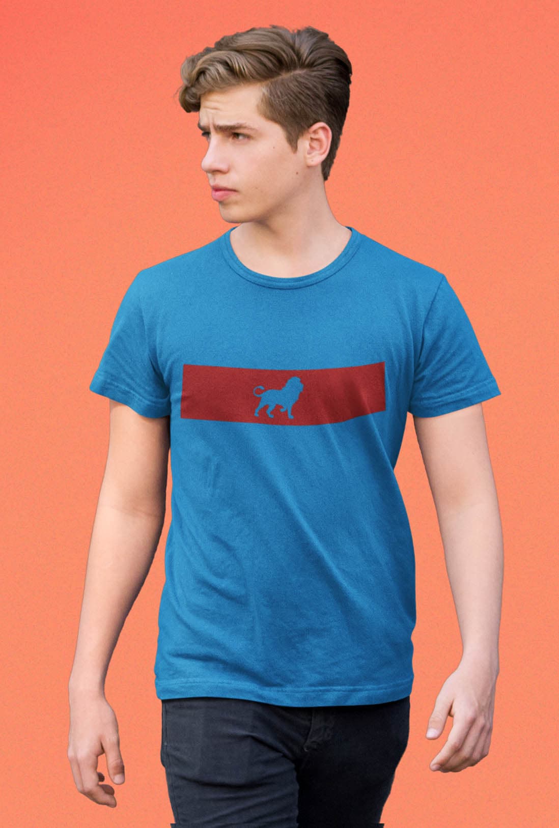 Lion Men's Cotton T-Shirt - photo 7 of 9