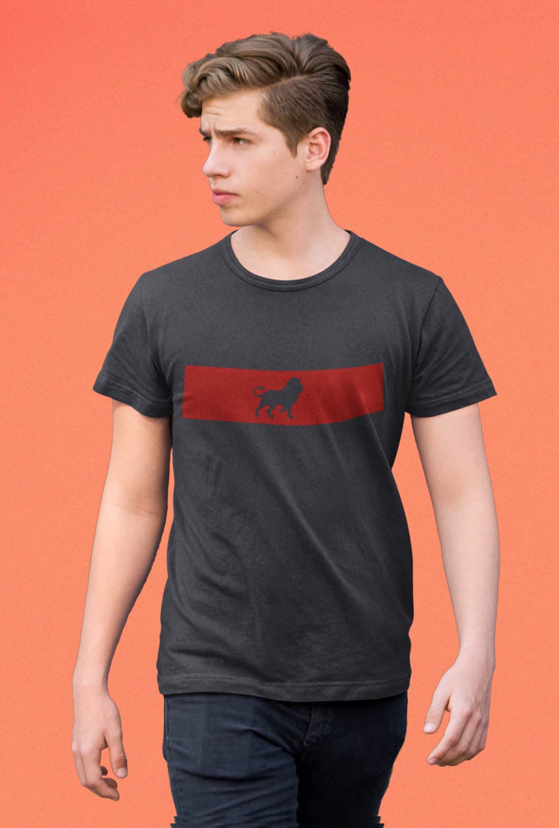Lion Men's Cotton T-Shirt - photo 8 of 9