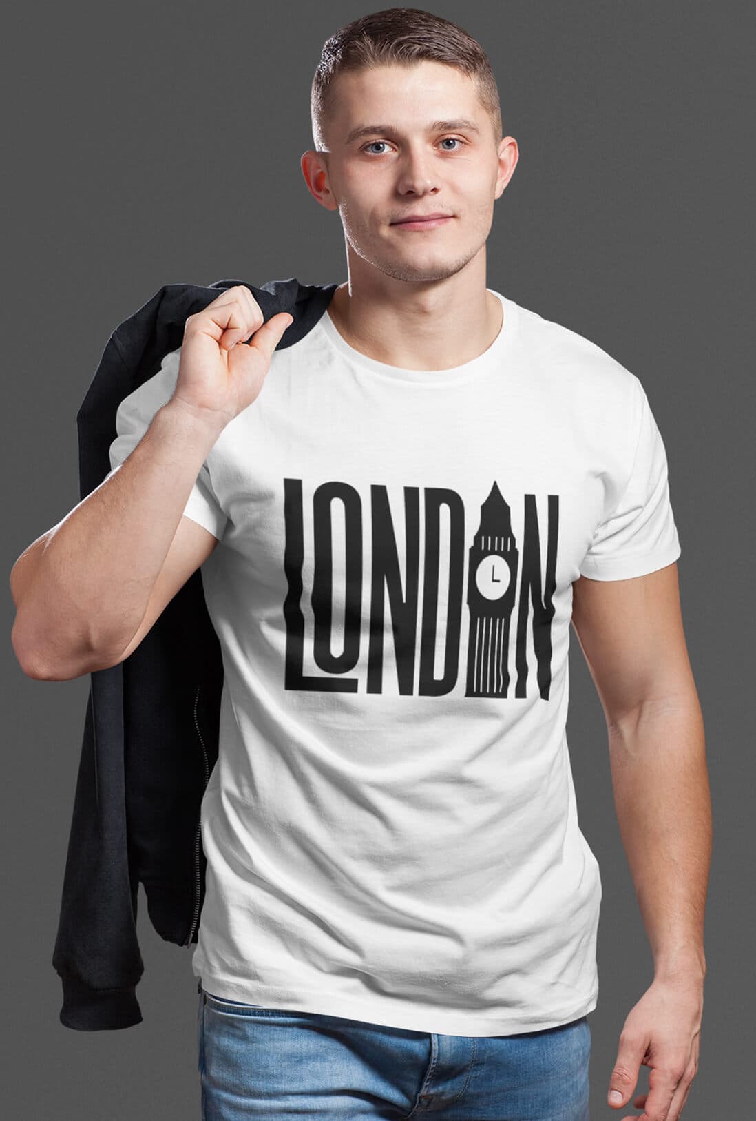 London Men's Cotton T-Shirt - photo 2 of 5