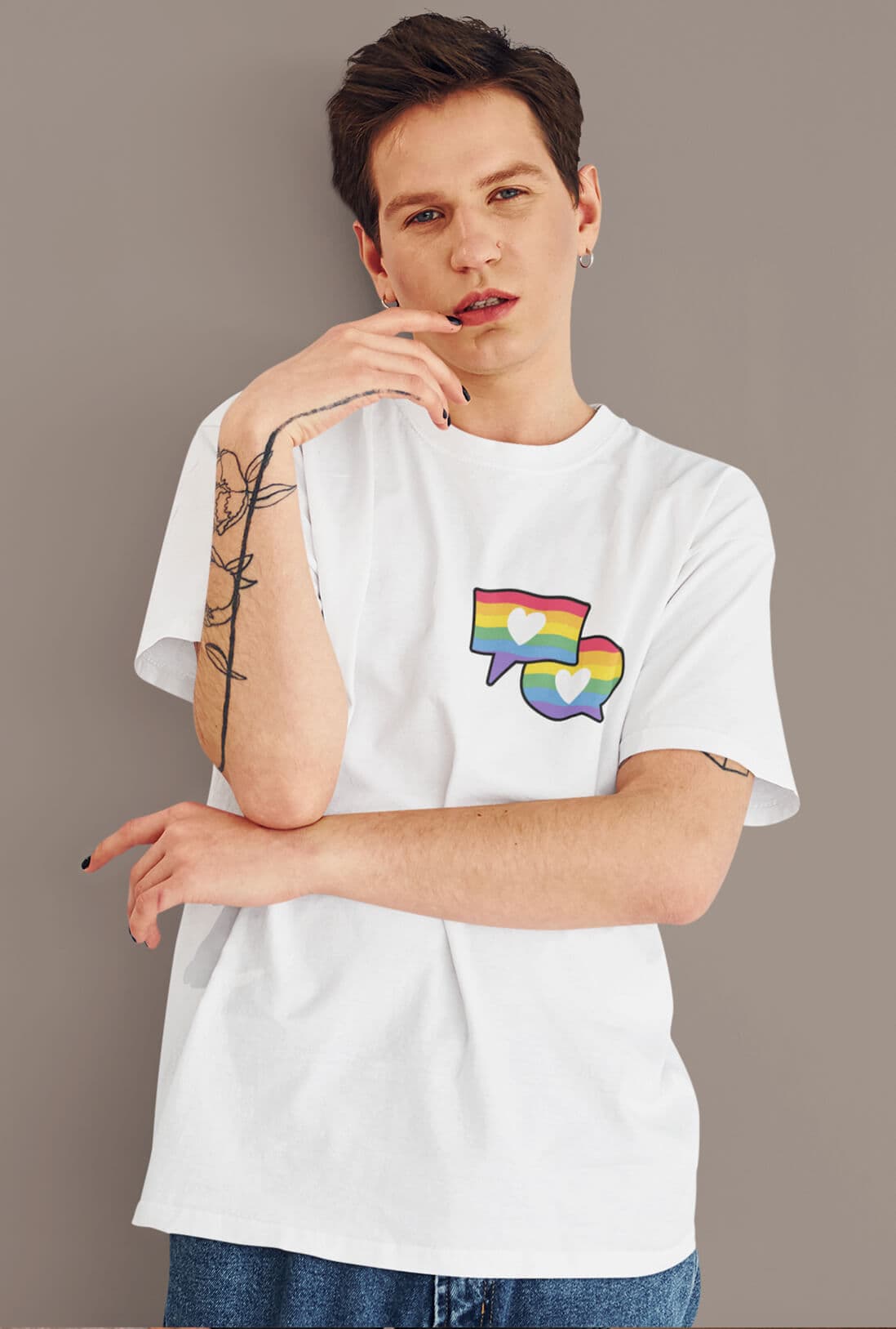 Love Men's Cotton T-Shirt - photo 2 of 4