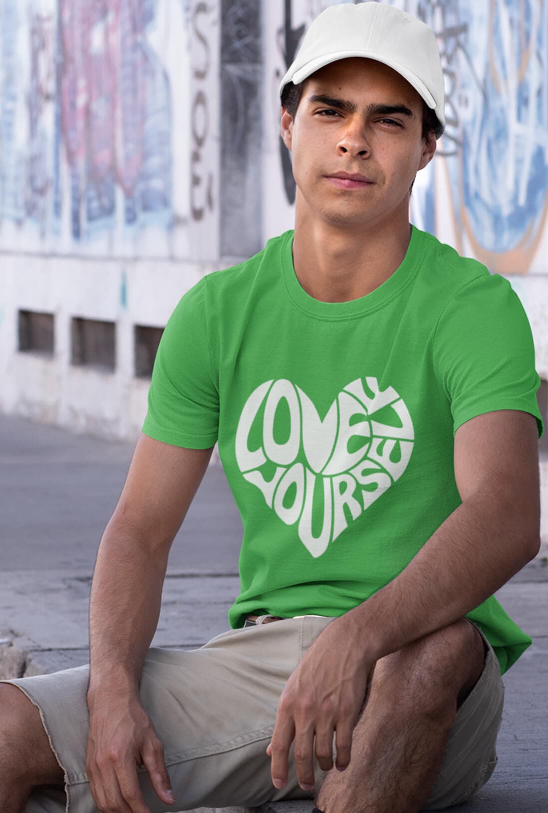 Love Yourself Men's Cotton T-Shirt - photo 3 of 6
