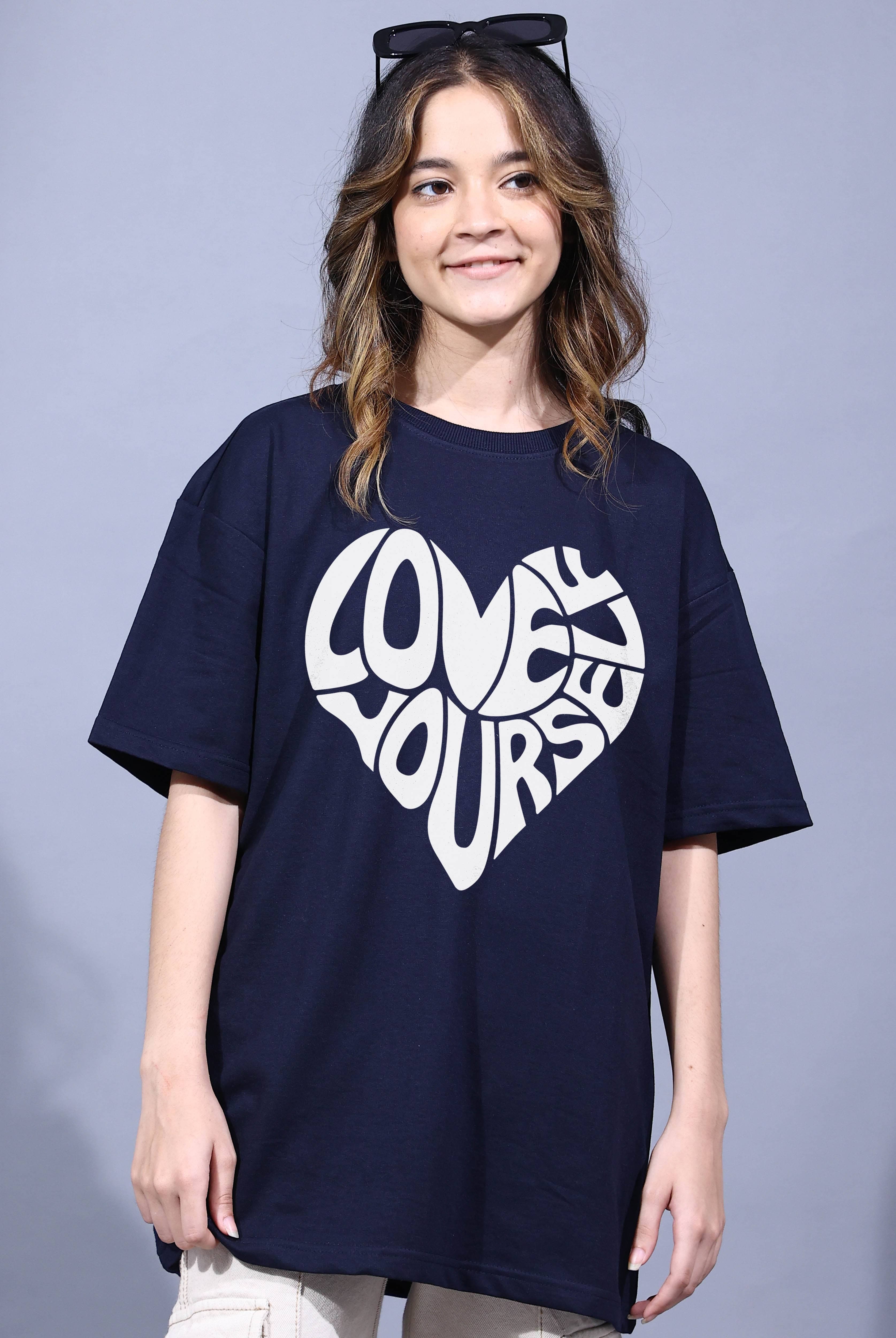 Love Yourself Women's Oversized T-Shirt - photo 2 of 3