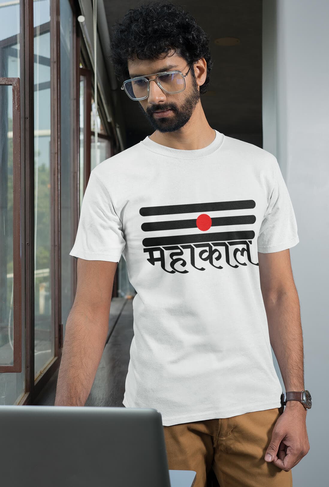 Mahakal Men's Cotton T-Shirt - photo 3 of 8