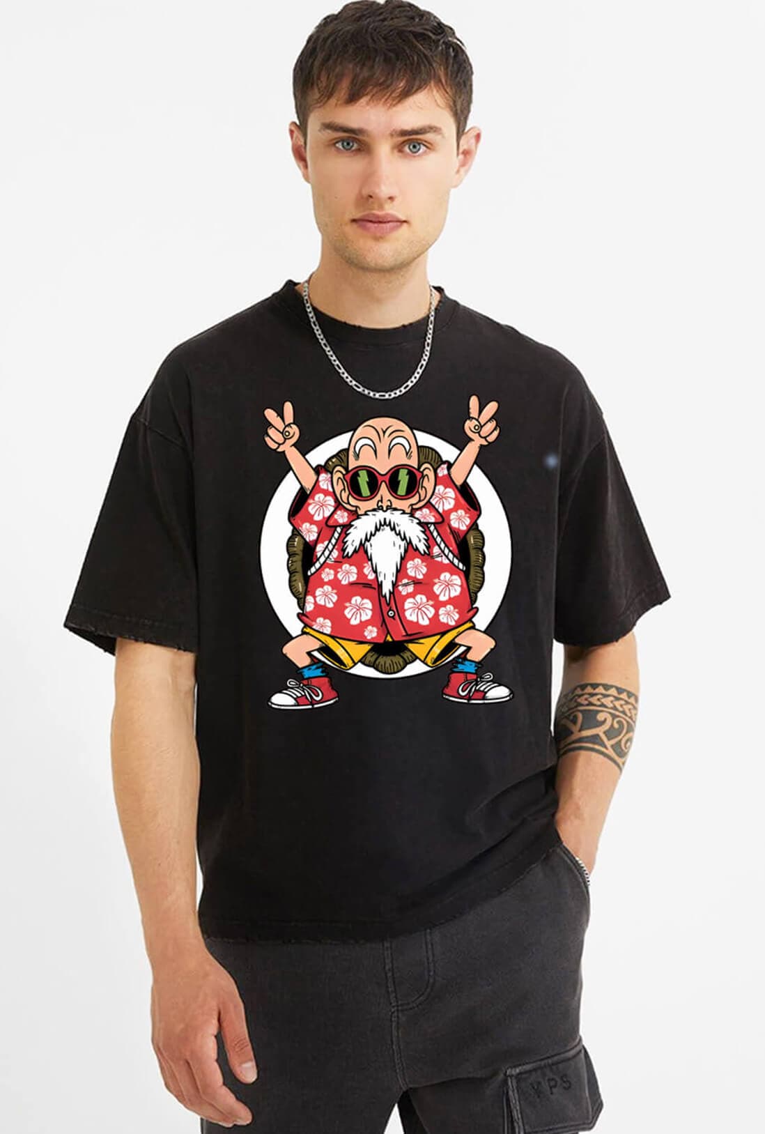 Master Roshi Men's Oversized T-Shirt - photo 2 of 3