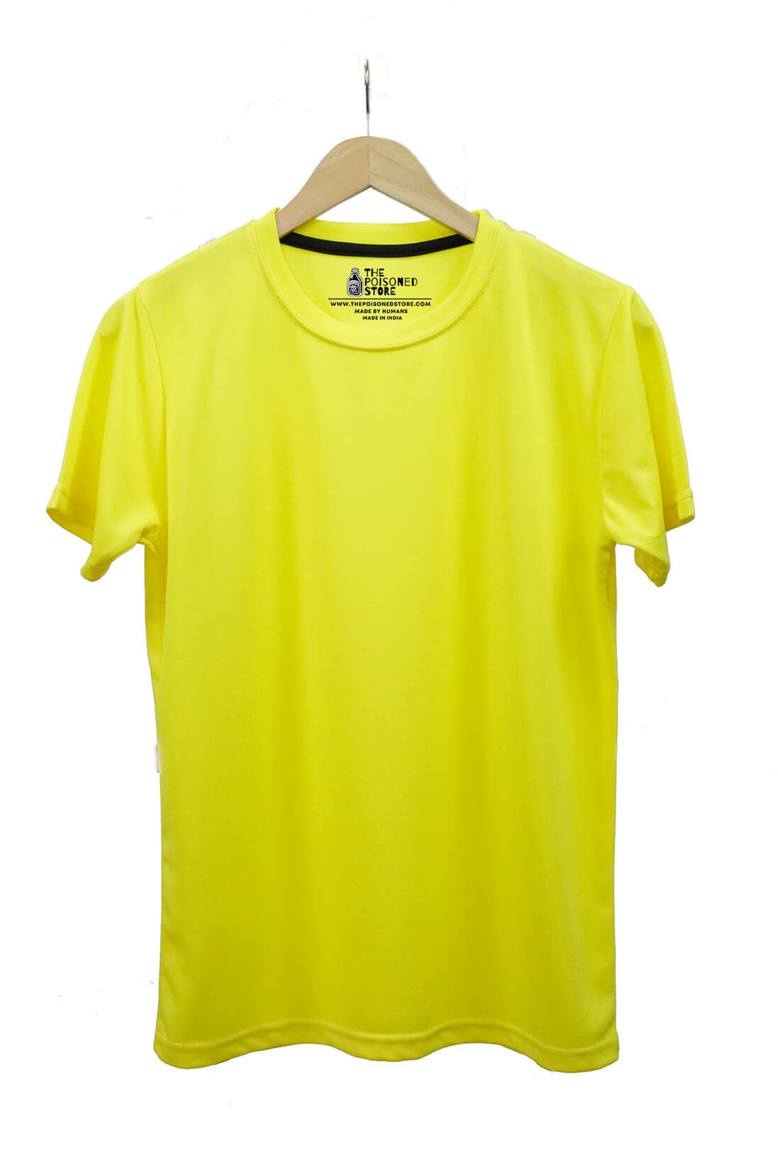 Men's Light Yellow Active Wear T-Shirt - photo 4 of 5