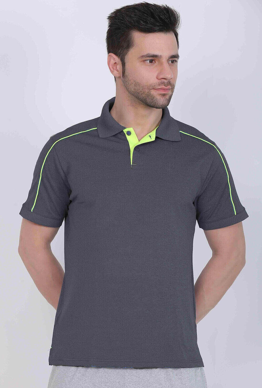 Men's Melange Peppercorn Grey T-Shirt