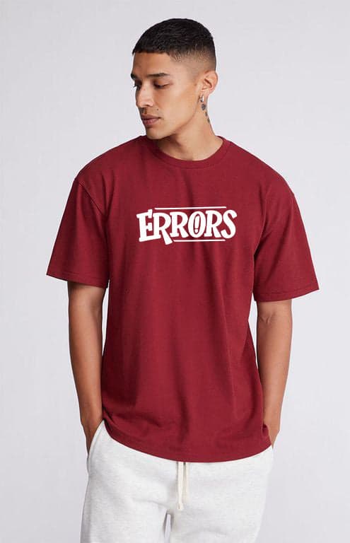 Errors Men's Oversized T-Shirt - photo 2 of 3