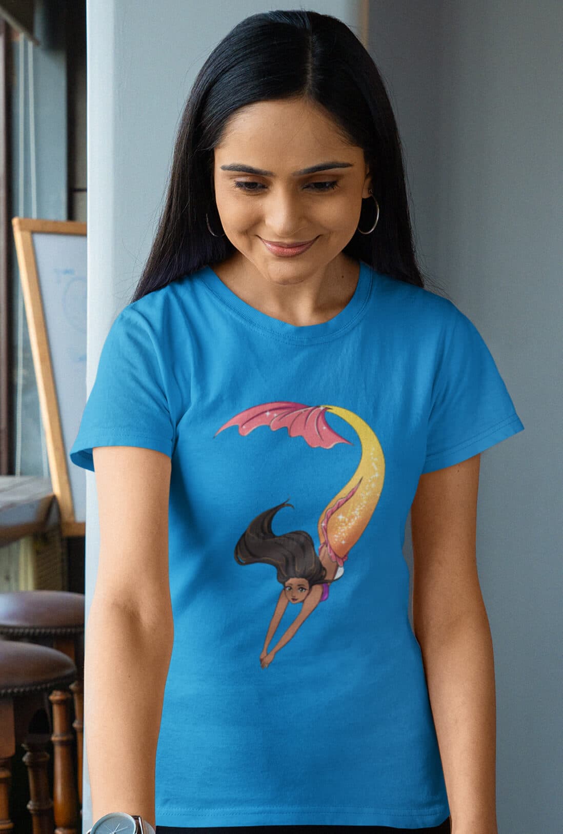 Mermaid Swimming Women's T-Shirt - photo 4 of 4
