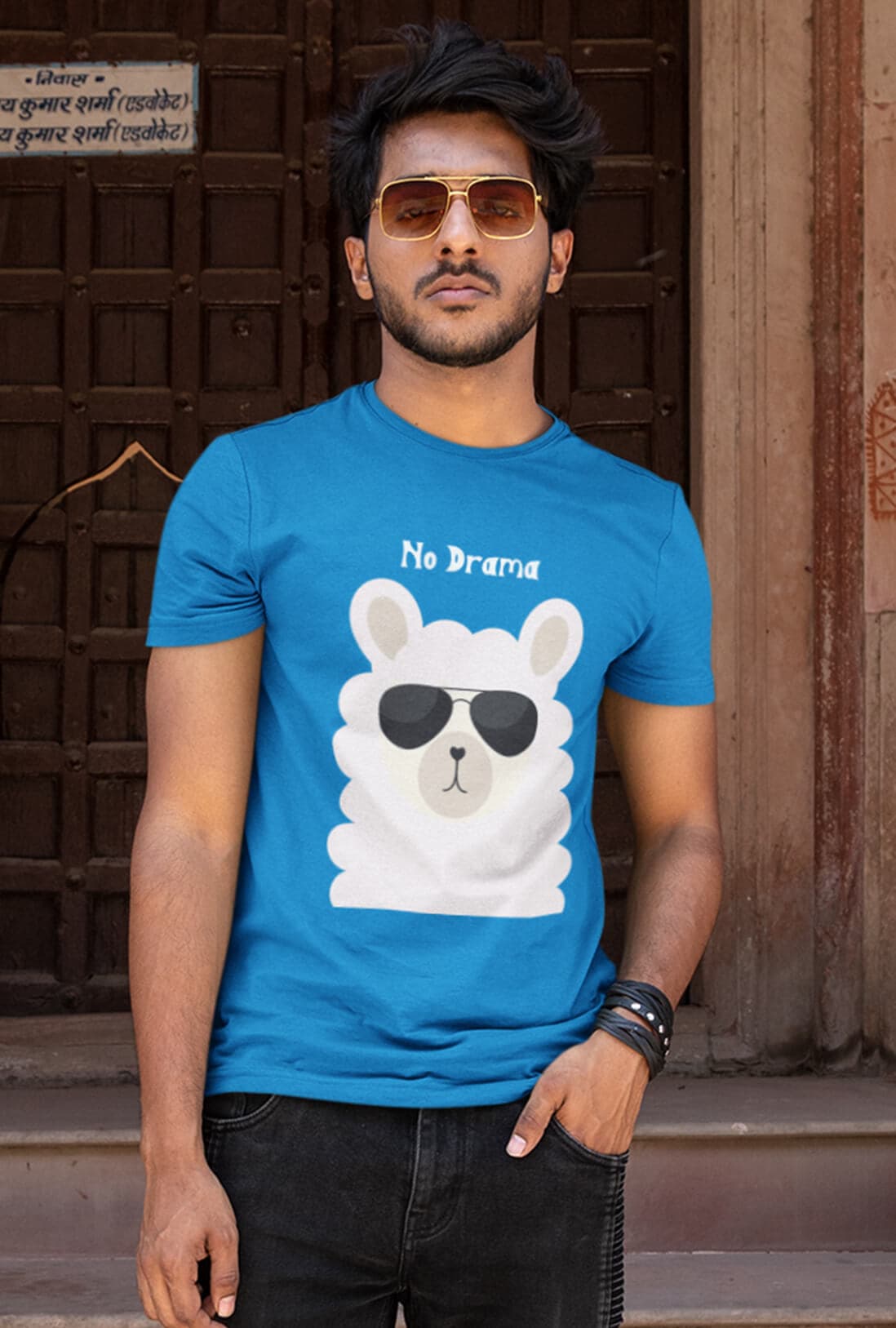 No Drama Men's Cotton T-Shirt - photo 2 of 4