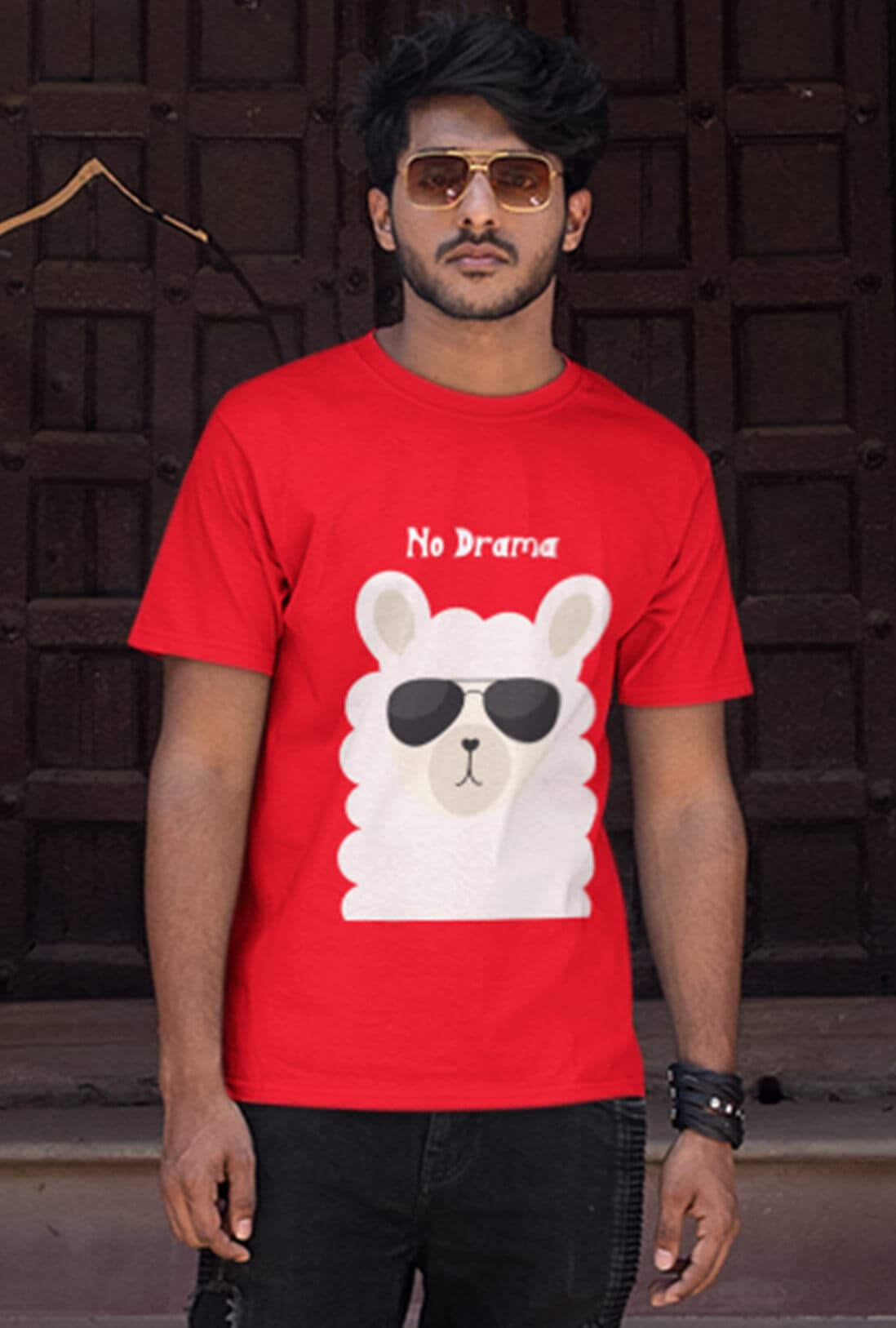 No Drama Men's Cotton T-Shirt - photo 4 of 4