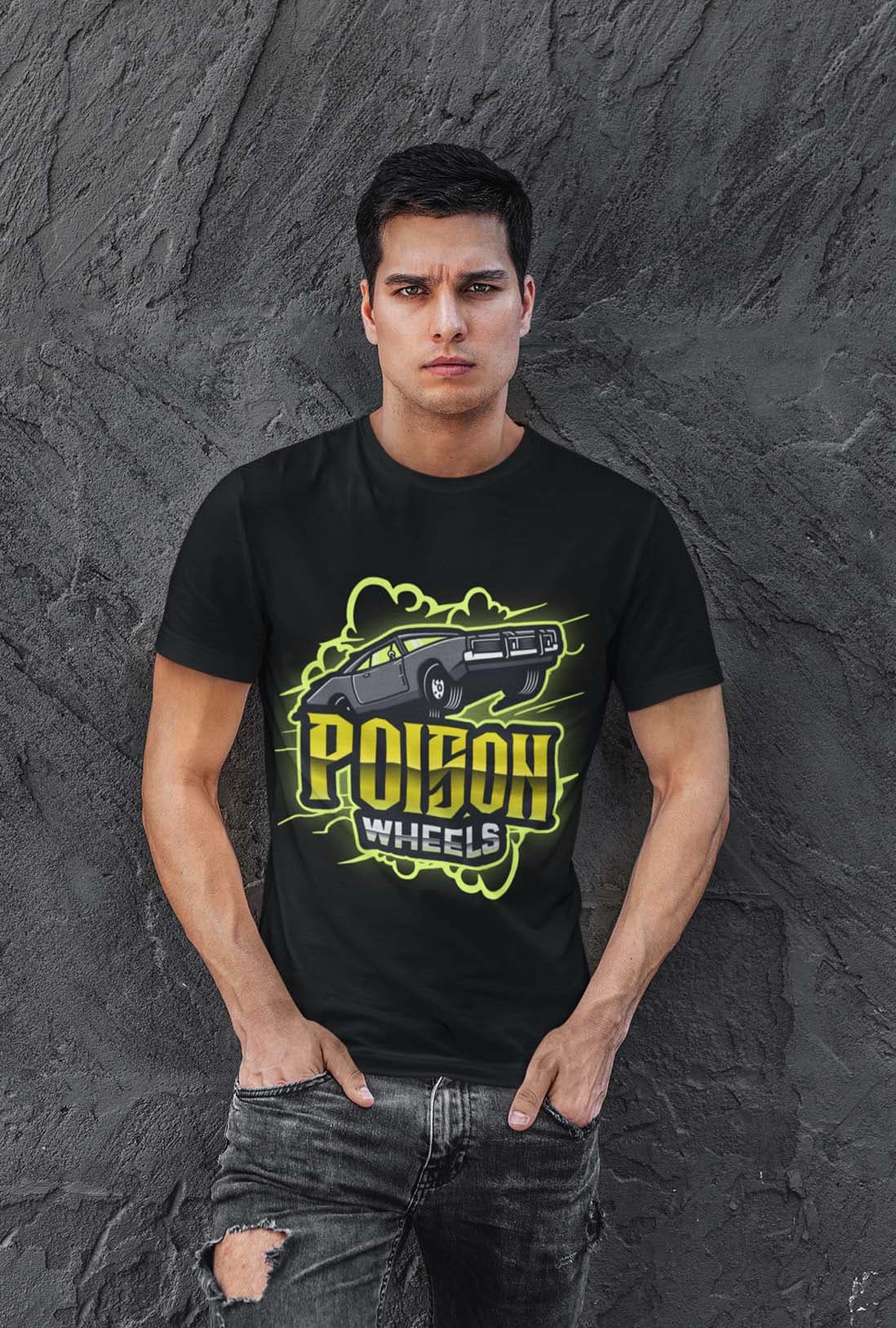 Poison Wheel Men's Cotton T-Shirt - photo 2 of 5