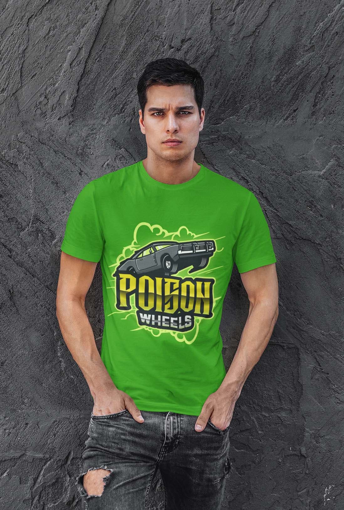 Poison Wheel Men's Cotton T-Shirt - photo 4 of 5