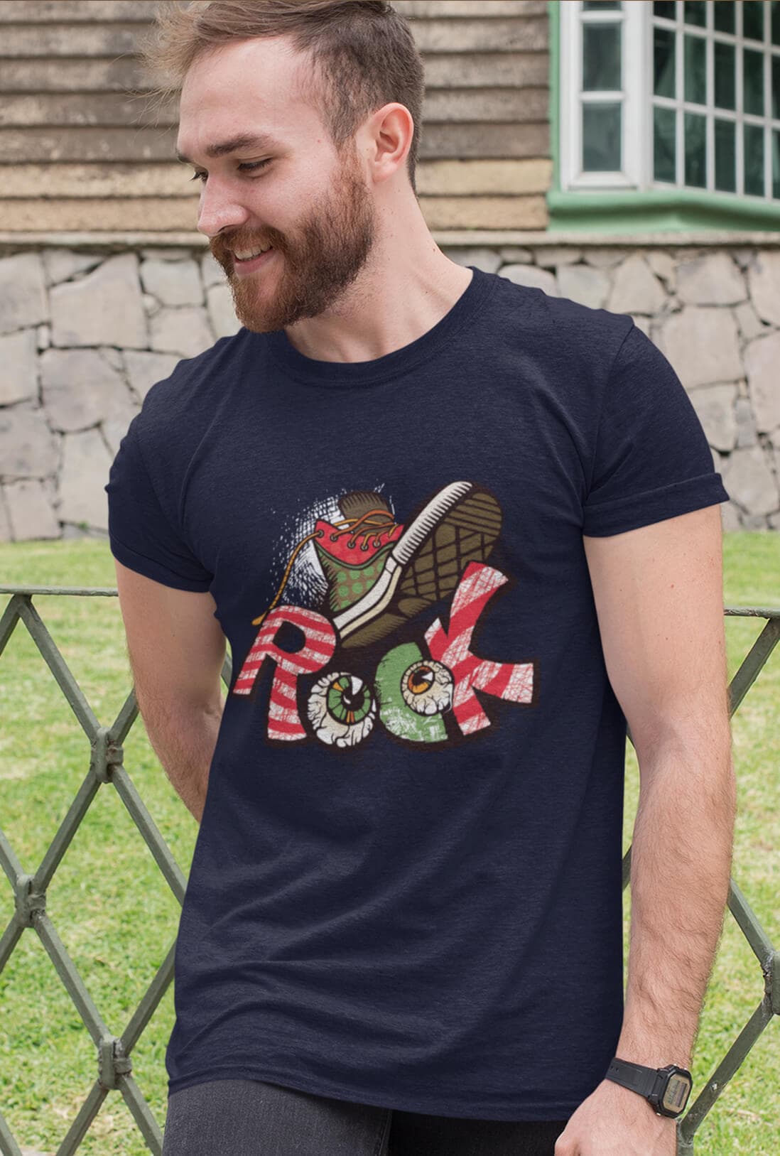Rock Men's Cotton T-Shirt - photo 3 of 3